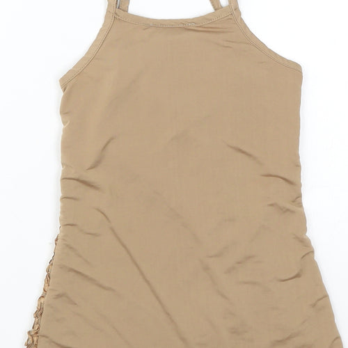 CYL Girls Beige   Basic Tank Size 4 Years