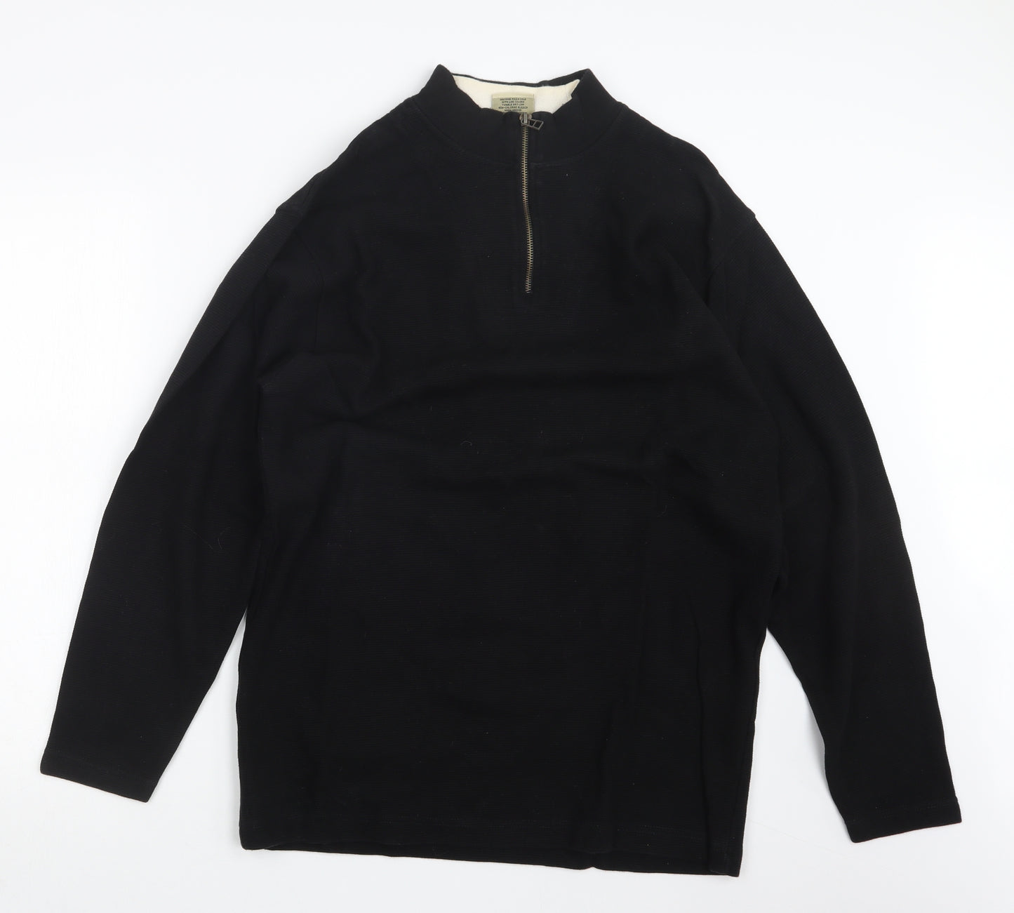 Haggar Mens Black    T-Shirt Size L