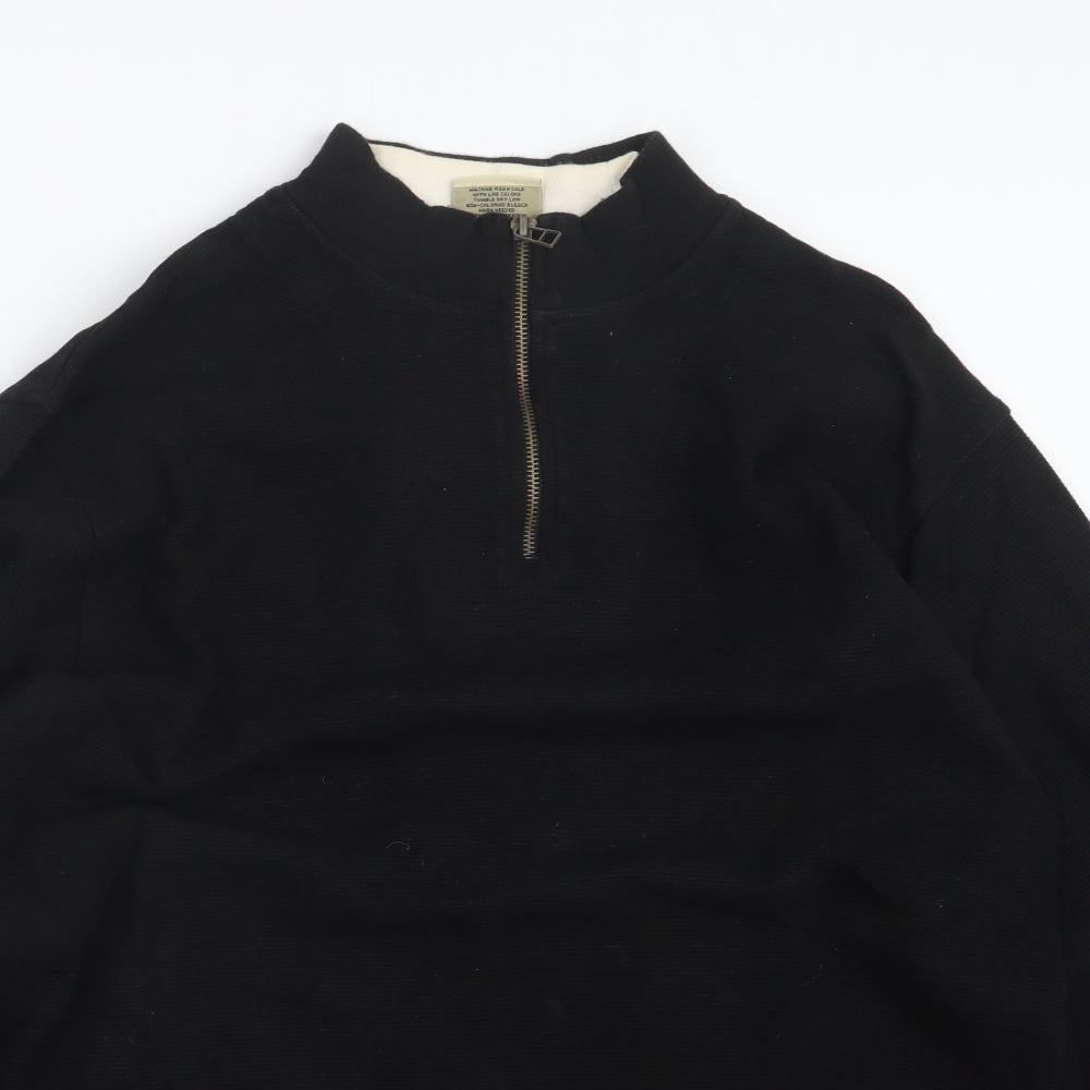 Haggar Mens Black    T-Shirt Size L