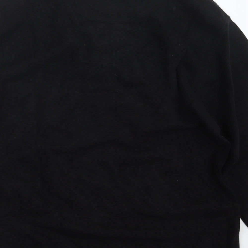 Haggar Mens Black    T-Shirt Size L