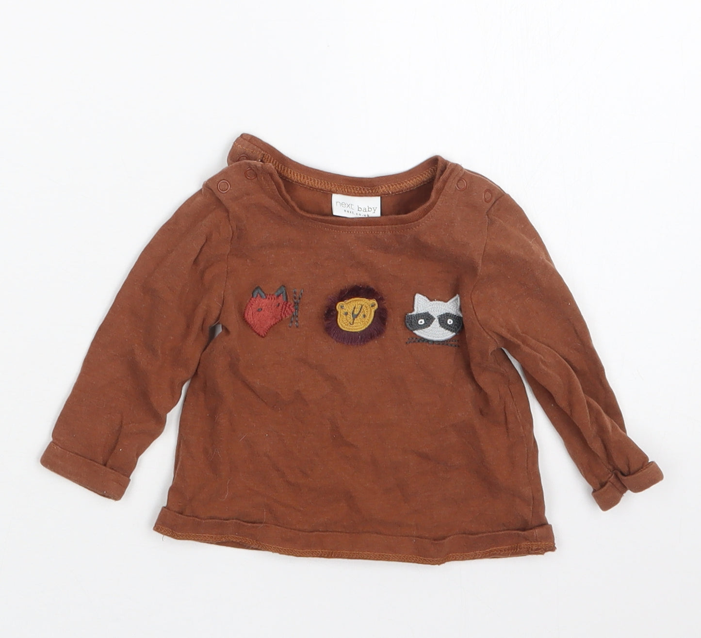 NEXT Boys Brown   Basic T-Shirt Size 0-3 Months