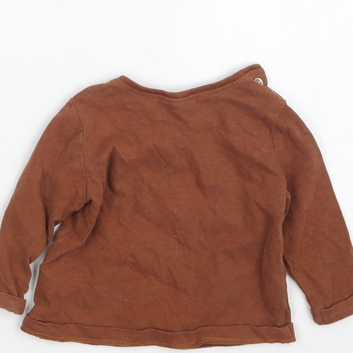 NEXT Boys Brown   Basic T-Shirt Size 0-3 Months