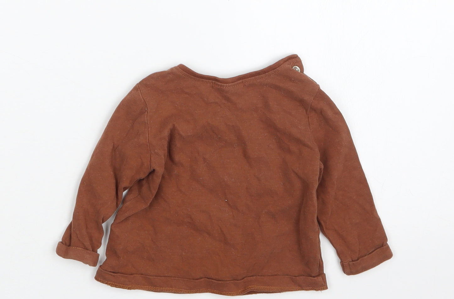 NEXT Boys Brown   Basic T-Shirt Size 0-3 Months