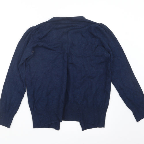 Marks and Spencer Womens Blue   Cape Jumper Size 8