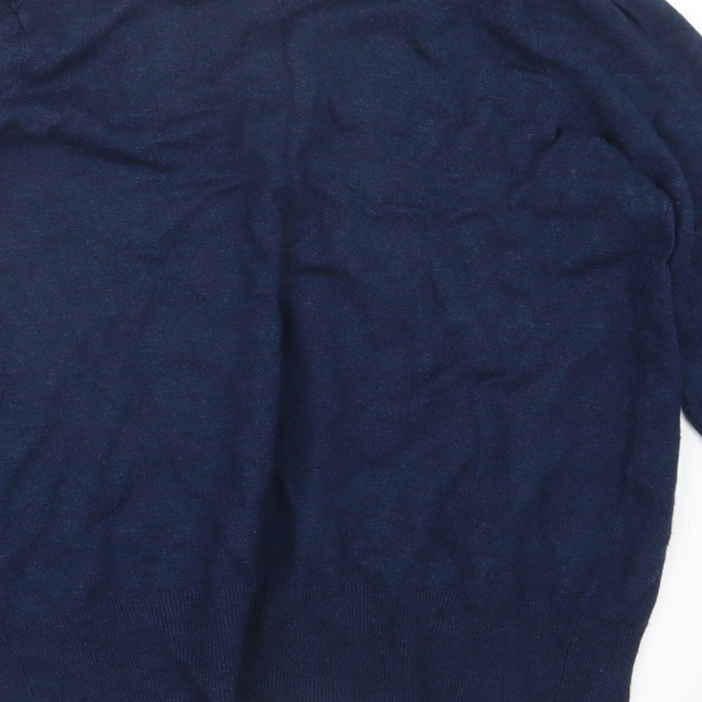 Marks and Spencer Womens Blue   Cape Jumper Size 8