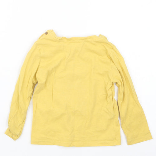 MNG Girls Yellow   Basic T-Shirt Size 9-12 Months