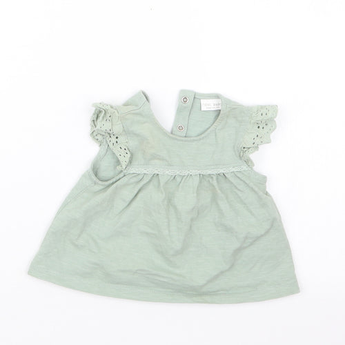 NEXT Girls Green   Basic T-Shirt Size 0-3 Months