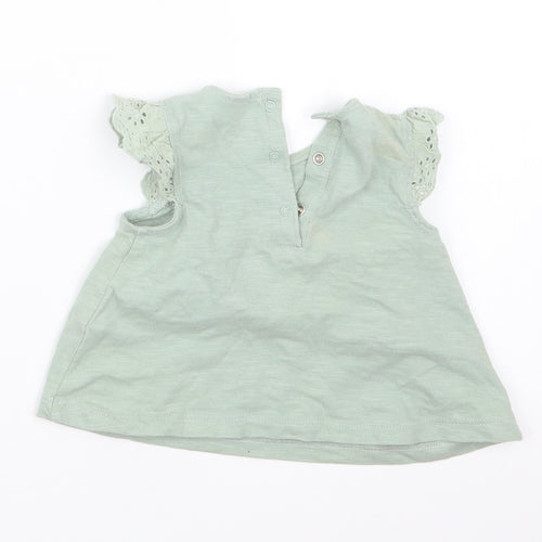 NEXT Girls Green   Basic T-Shirt Size 0-3 Months