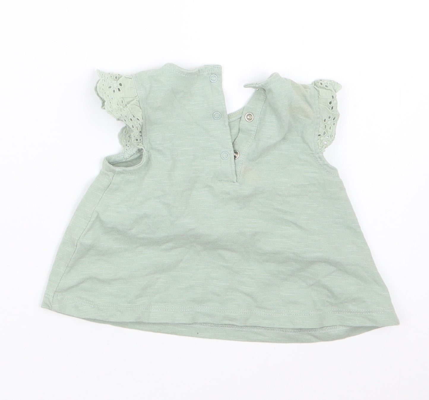 NEXT Girls Green   Basic T-Shirt Size 0-3 Months