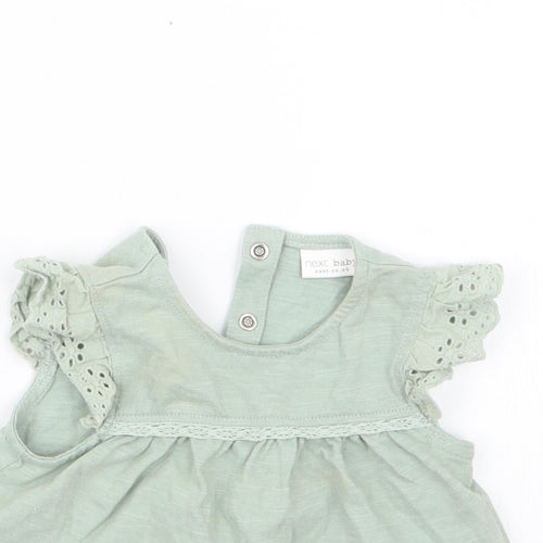 NEXT Girls Green   Basic T-Shirt Size 0-3 Months