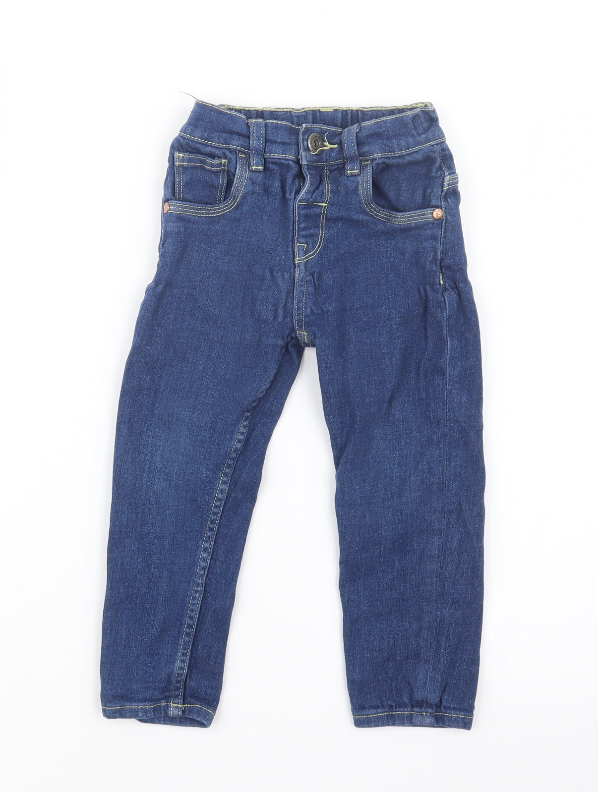 Matalan Boys Blue  Denim Straight Jeans Size 2-3 Years