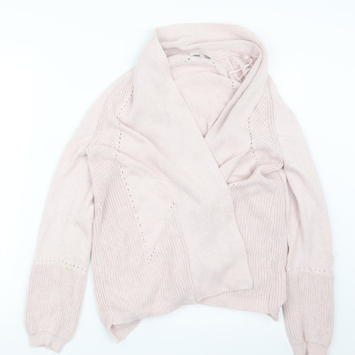 RJR.John Rocha Womens Pink  Knit Cardigan Jumper Size 10