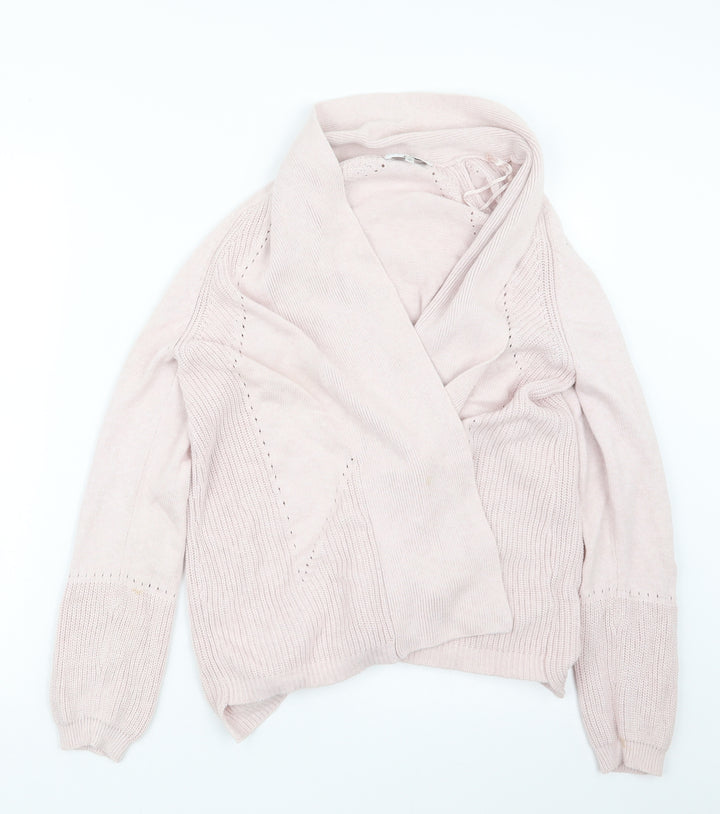 RJR.John Rocha Womens Pink Knit Cardigan Jumper Size 10