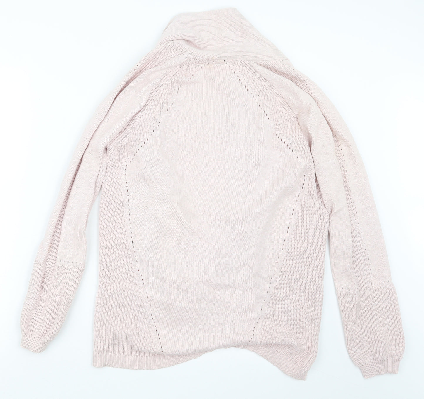 RJR.John Rocha Womens Pink  Knit Cardigan Jumper Size 10