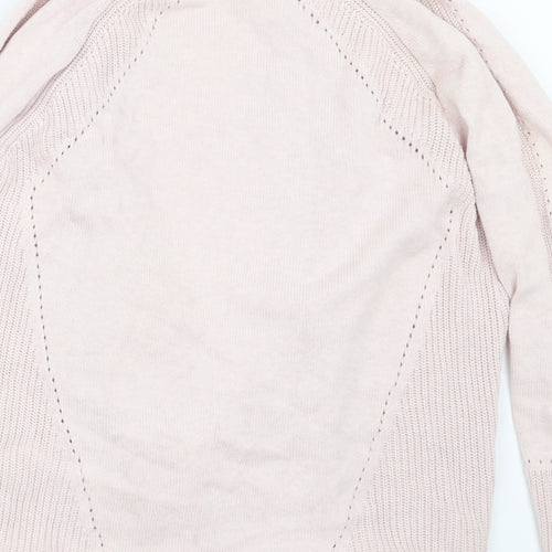 RJR.John Rocha Womens Pink  Knit Cardigan Jumper Size 10