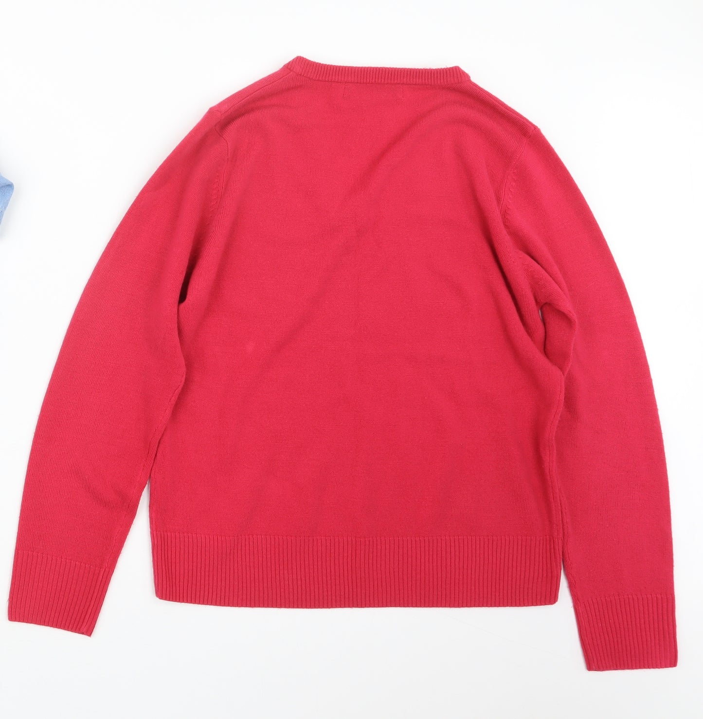 Pure & Natural Womens Pink  Knit Pullover Jumper Size 14