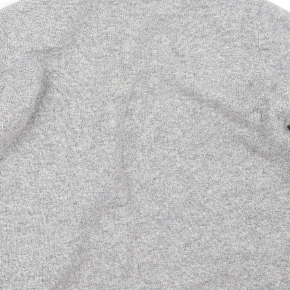 Marks and Spencer Womens Grey  Knit Cape Jumper Size 14