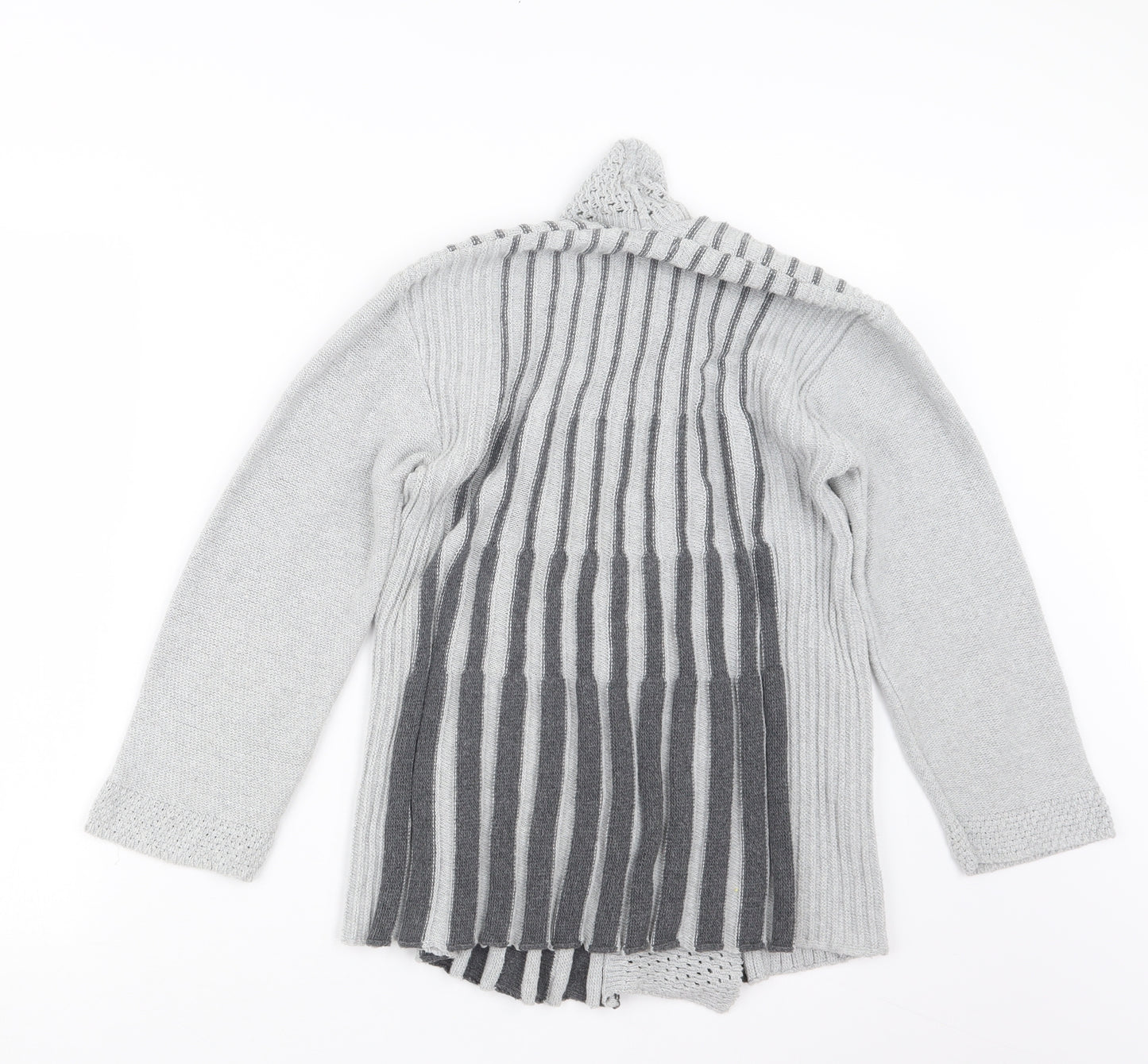 Pulse Womens Grey  Knit Cardigan Jumper Size S