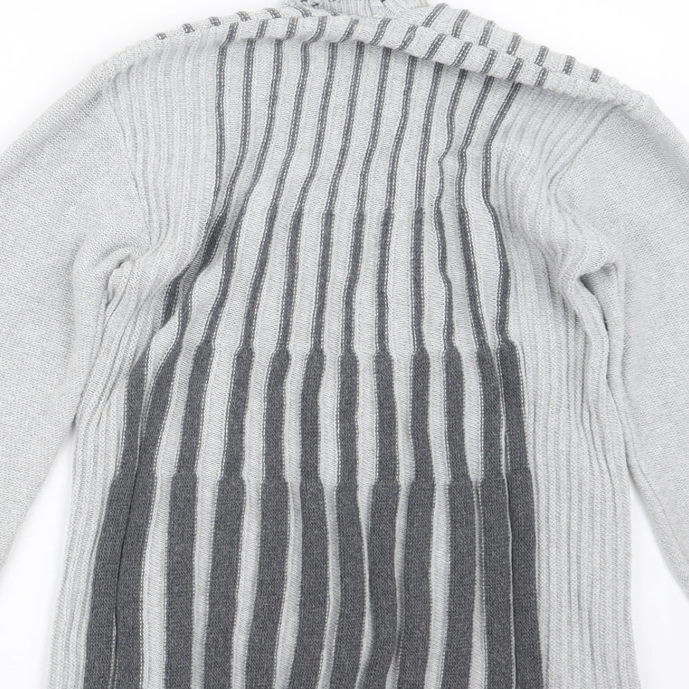 Pulse Womens Grey  Knit Cardigan Jumper Size S