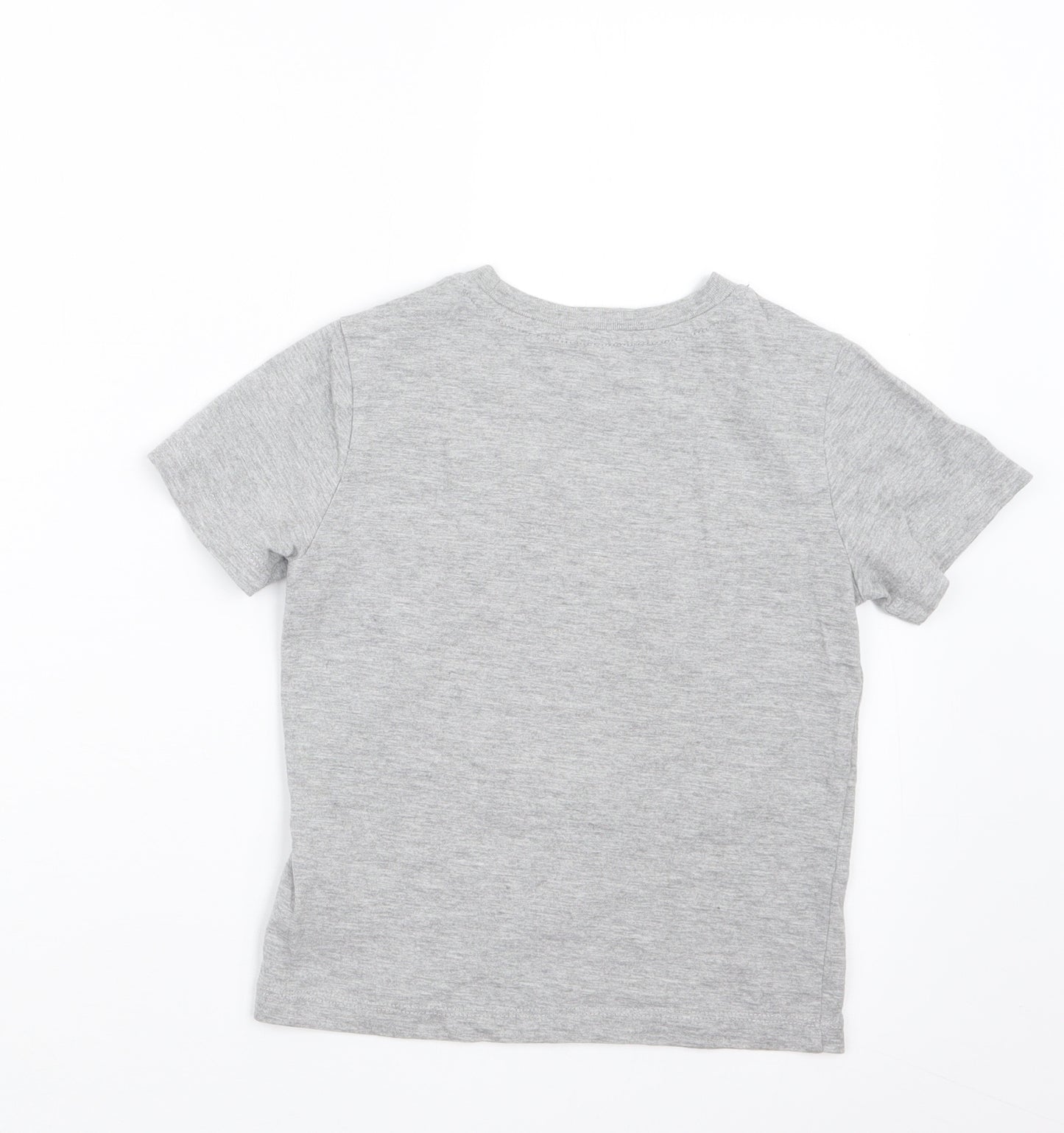 H&M Boys Grey   Basic T-Shirt Size 5-6 Years