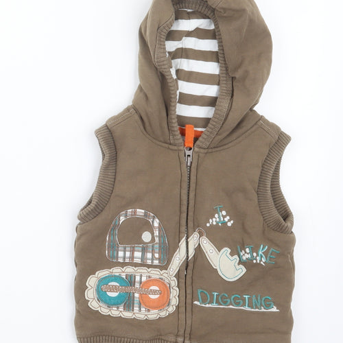 TU Boys Brown   Jacket  Size 9-12 Months