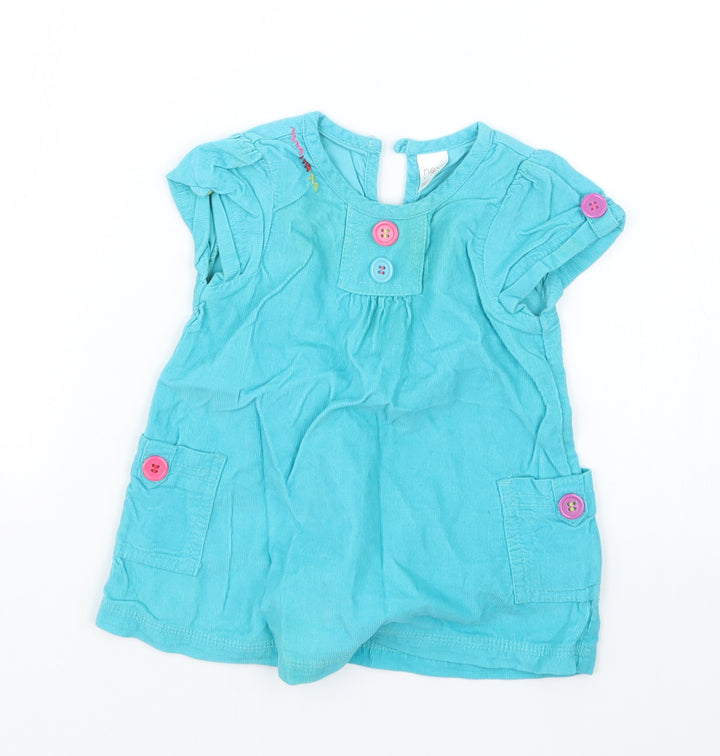 NEXT Girls Blue   Basic T-Shirt Size 3-6 Months