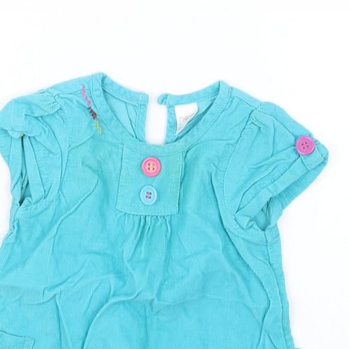 NEXT Girls Blue   Basic T-Shirt Size 3-6 Months