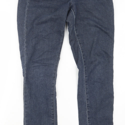 Miss Selfridge Womens Blue  Denim Jegging Jeans Size 10 L29 in
