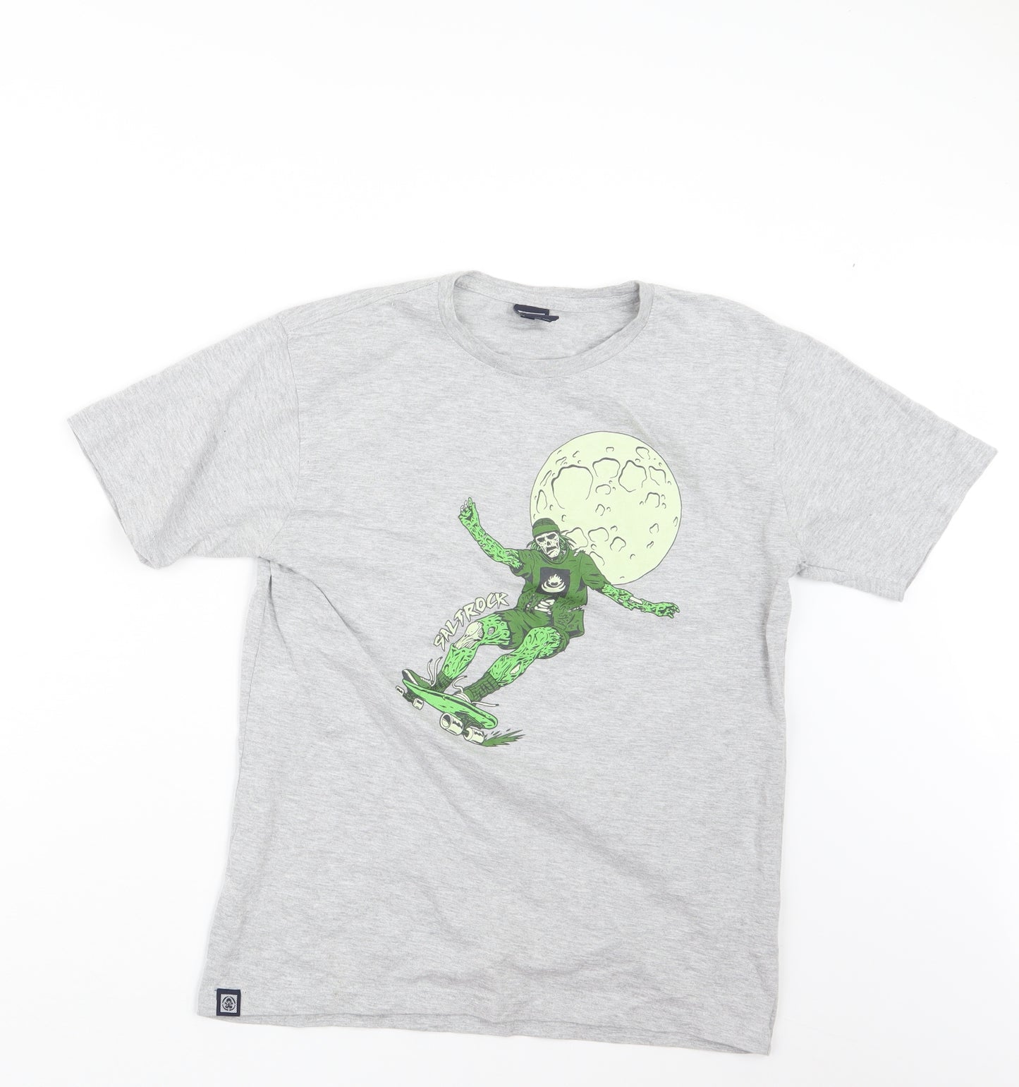 Saltrock Boys Grey   Basic T-Shirt Size 13 Years