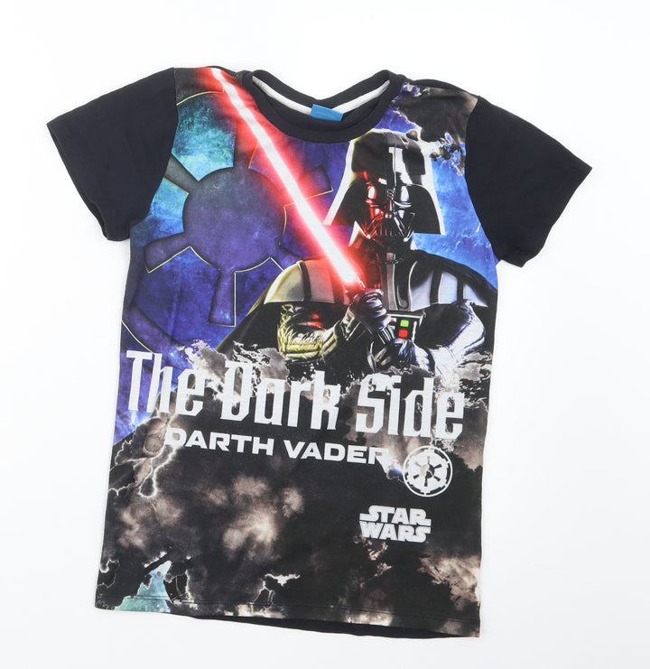 Star Wars Boys Black   Basic T-Shirt Size 12 Years  - Star Wars