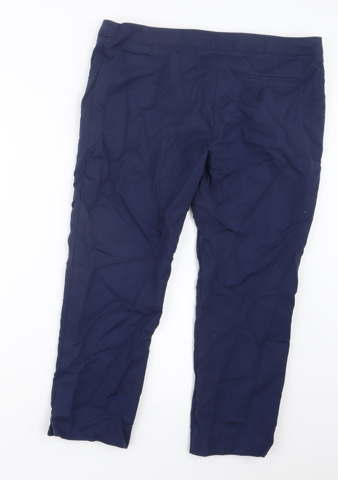George Womens Blue   Cropped Trousers Size 16 L23 in