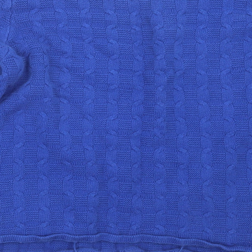 TU Womens Blue  Knit Pullover Jumper Size 14