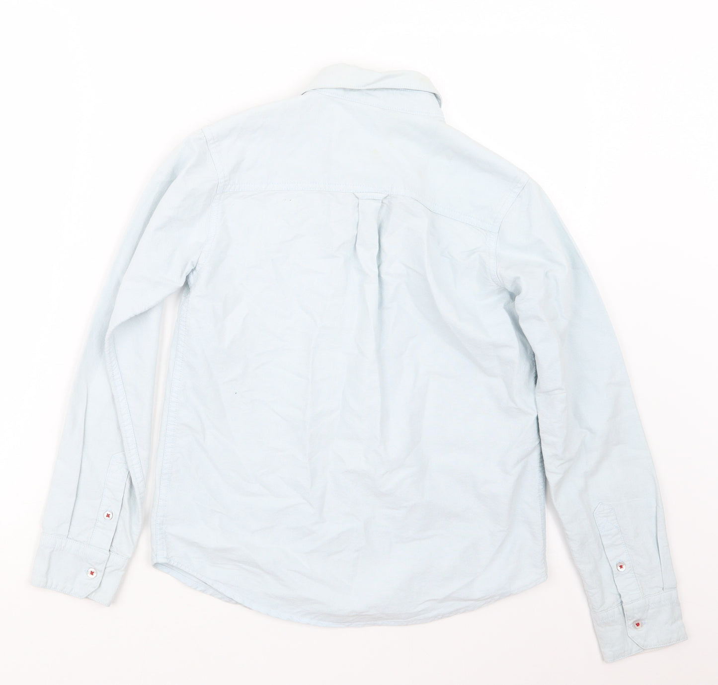 John Lewis Boys Blue   Basic Button-Up Size 10 Years