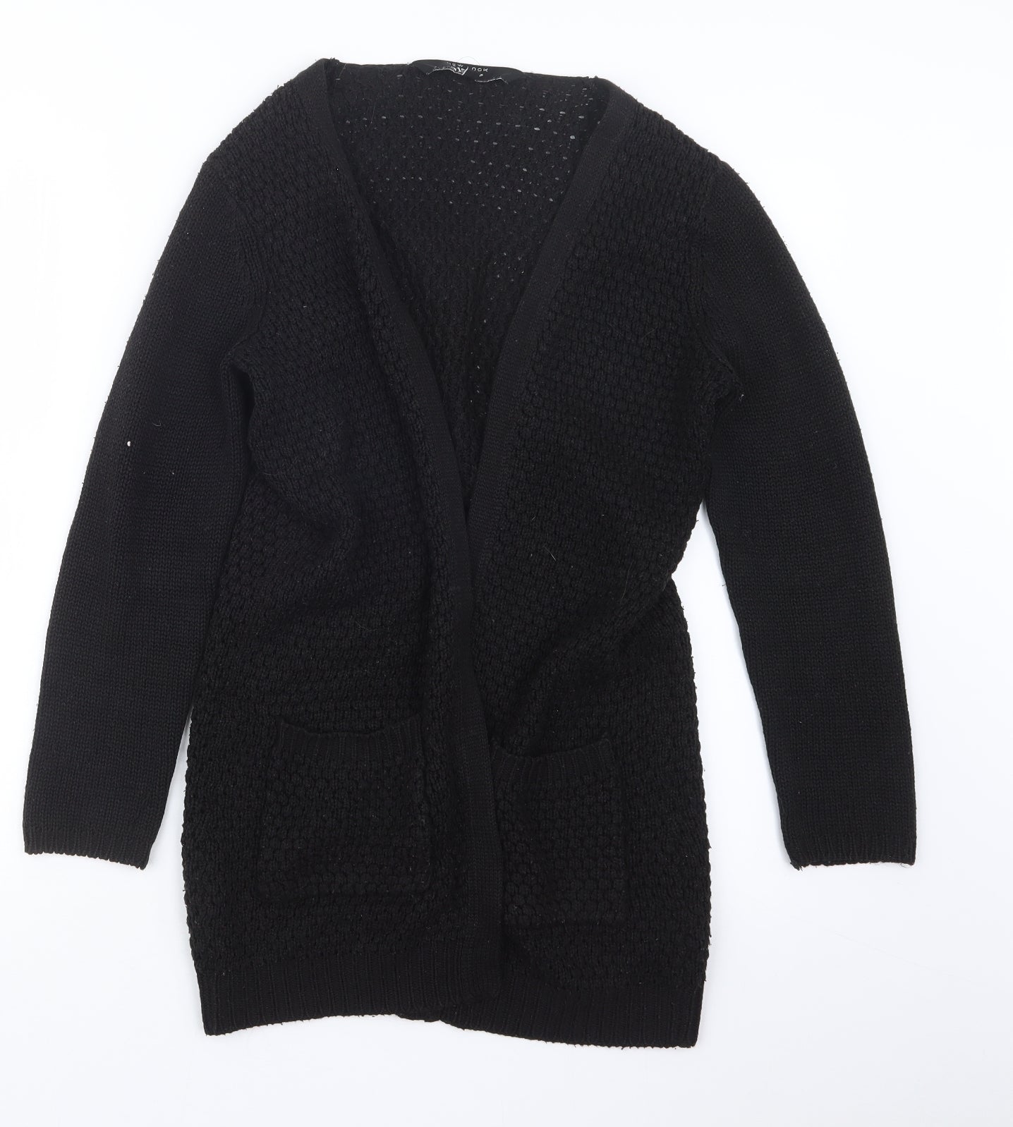 New Look Girls Black  Knit Cardigan Jumper Size S