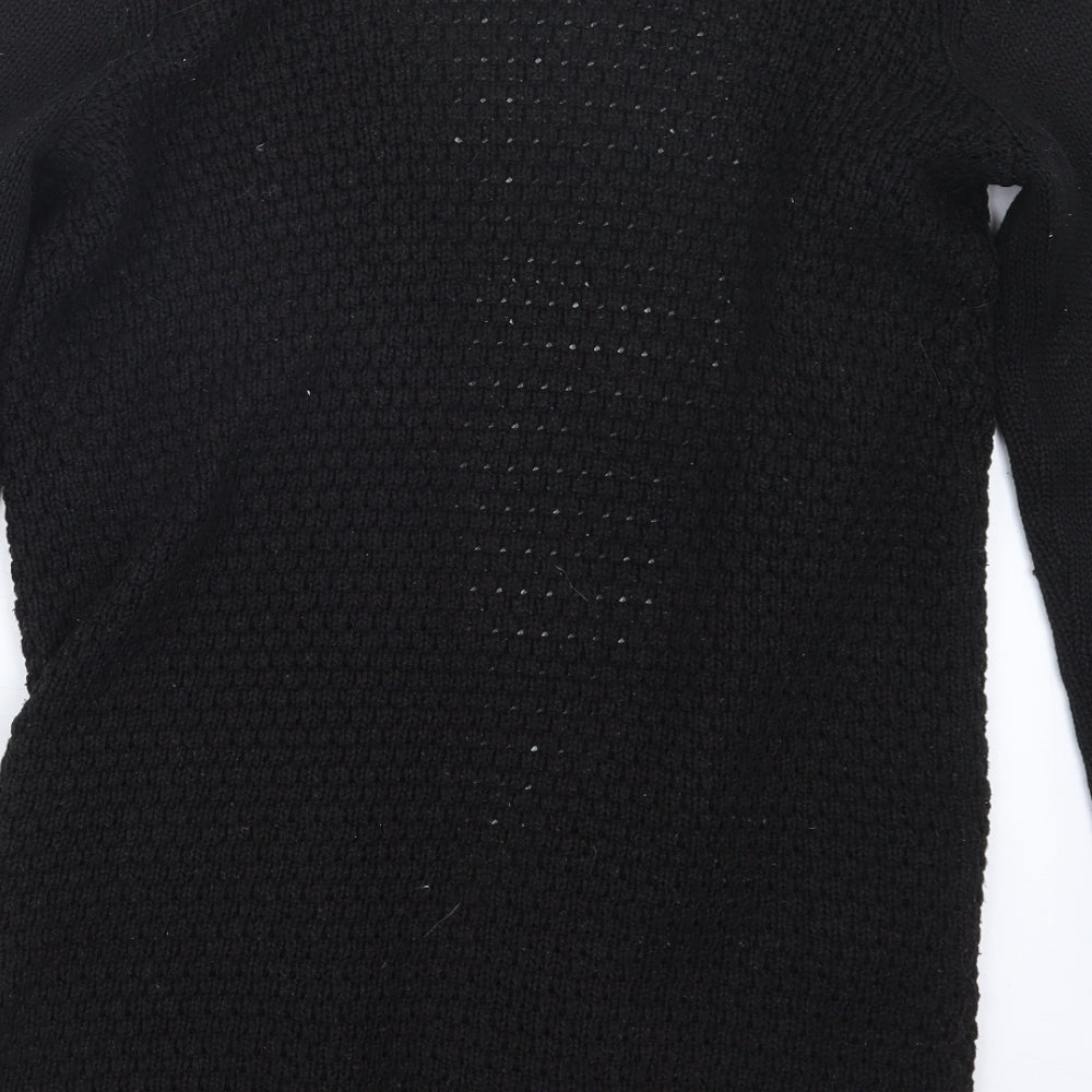New Look Girls Black  Knit Cardigan Jumper Size S