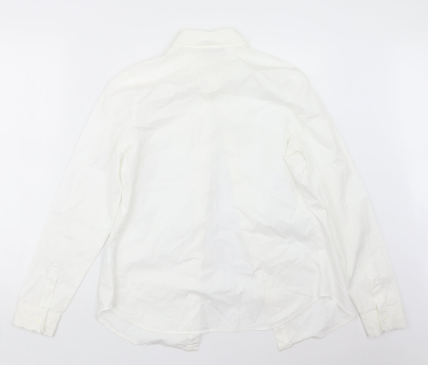 The Shirt Company Womens White   Basic Button-Up Size 10