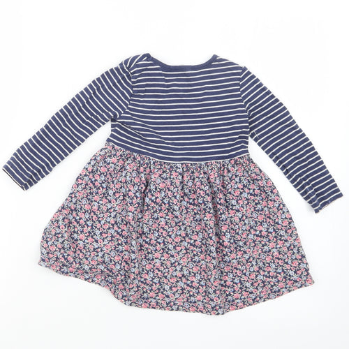 George  Blue Geometric  T-Shirt Dress  Size 18-24 Months