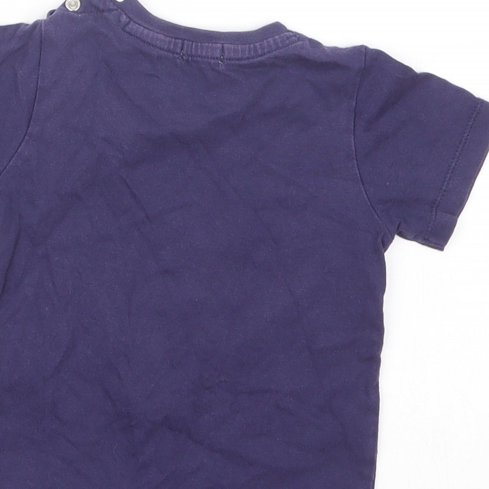Lily & Sid Boys Blue   Basic T-Shirt Size 18-24 Months