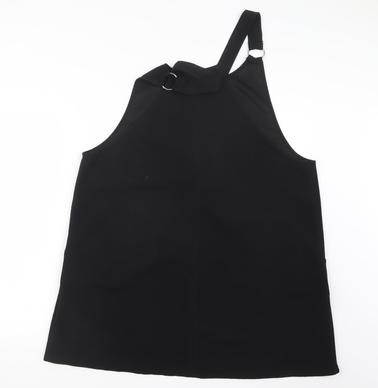 New Look Womens Black   Pinafore/Dungaree Dress  Size 18