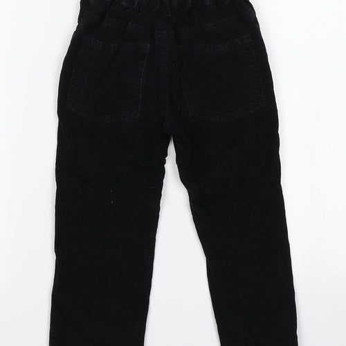 George Boys Black  Corduroy Chino Trousers Size 3-4 Years