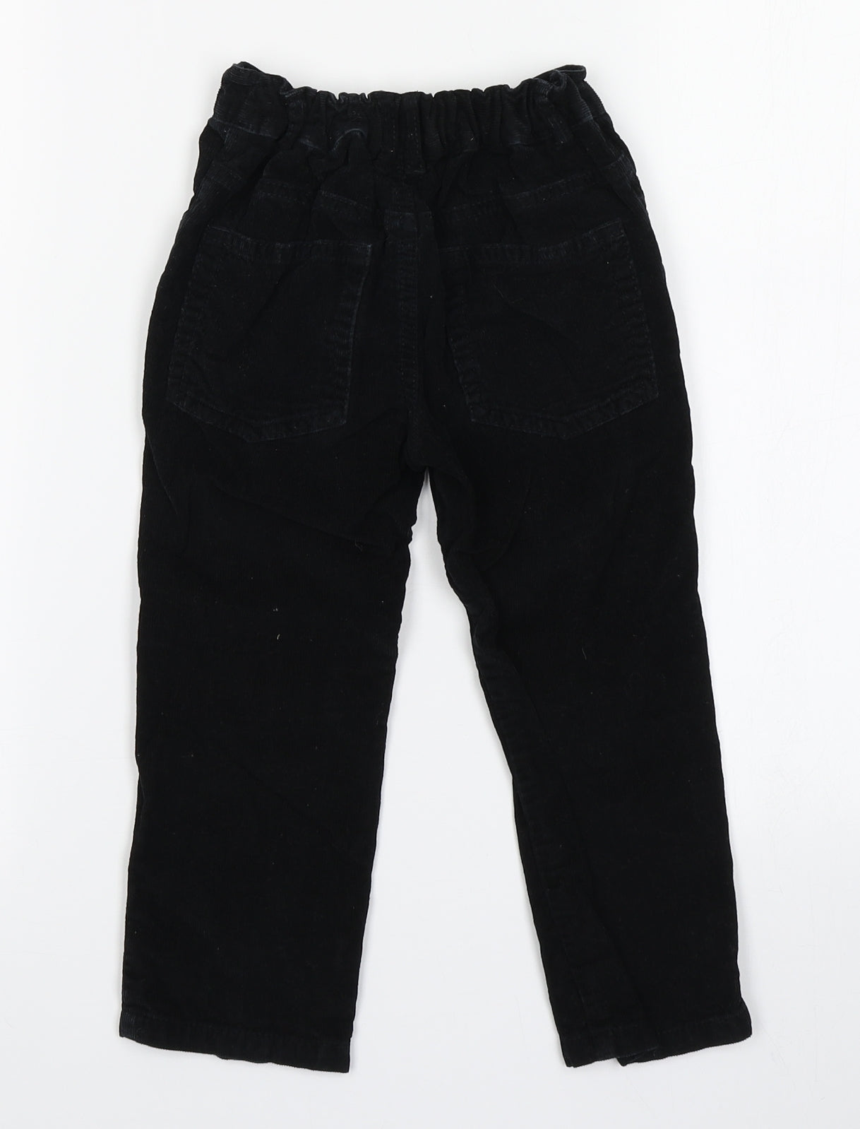 George Boys Black  Corduroy Chino Trousers Size 3-4 Years