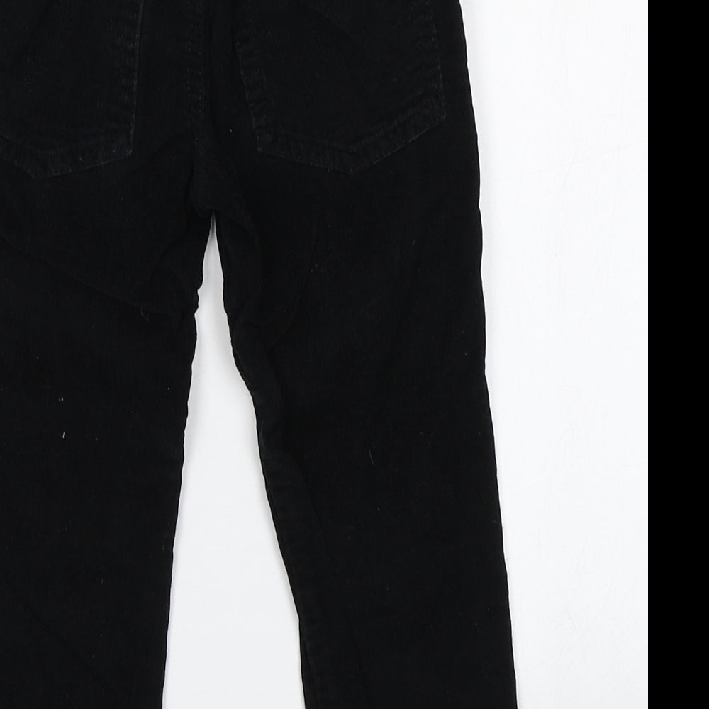George Boys Black  Corduroy Chino Trousers Size 3-4 Years