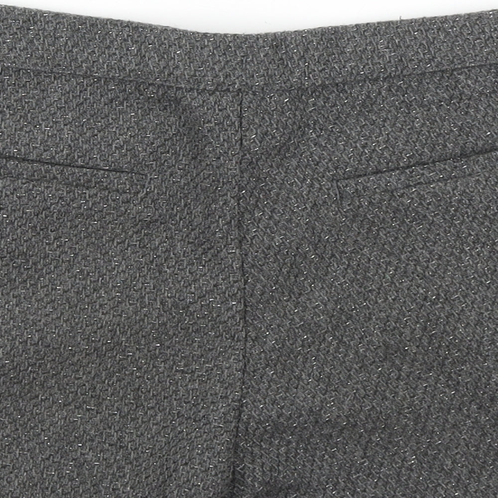 Matalan Girls Grey   Mom Shorts Size 12-13 Years