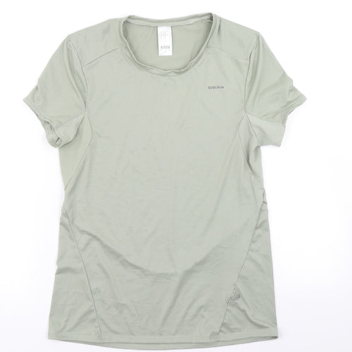 Quecha Womens Green   Basic T-Shirt Size XS