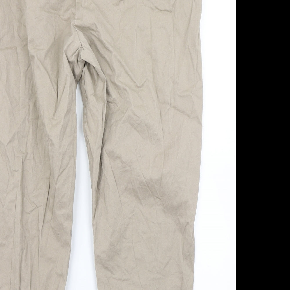 VERO MODA Womens Brown   Cargo Trousers Size 20 L25 in