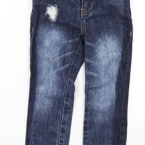 River Island Boys Blue  Denim Skinny Jeans Size 3 Years