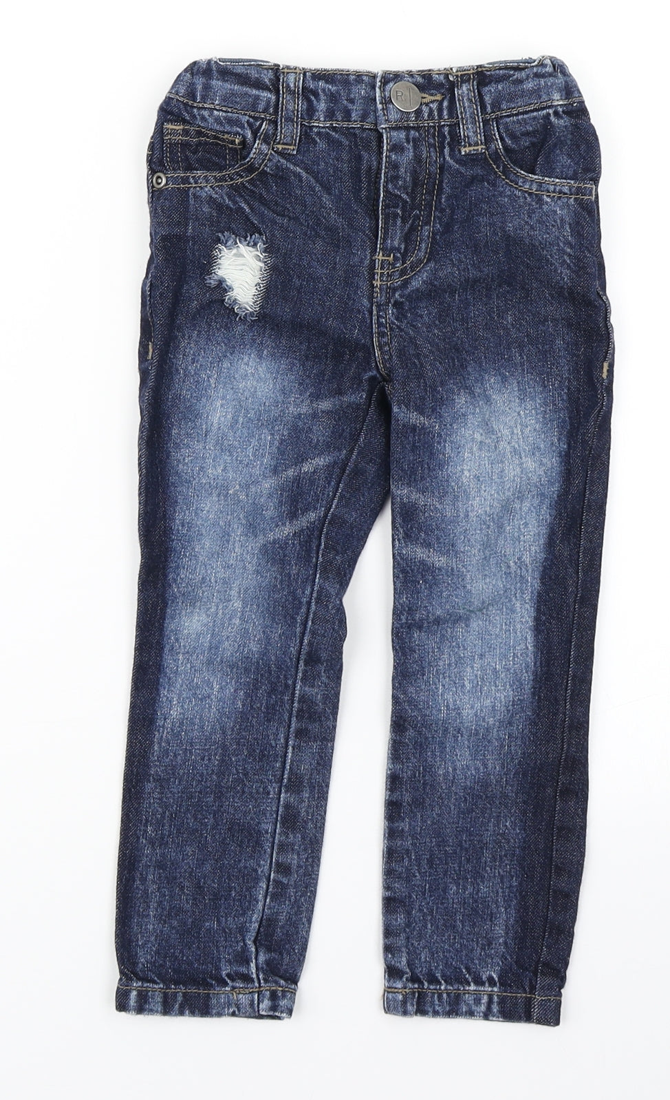 River Island Boys Blue  Denim Skinny Jeans Size 3 Years