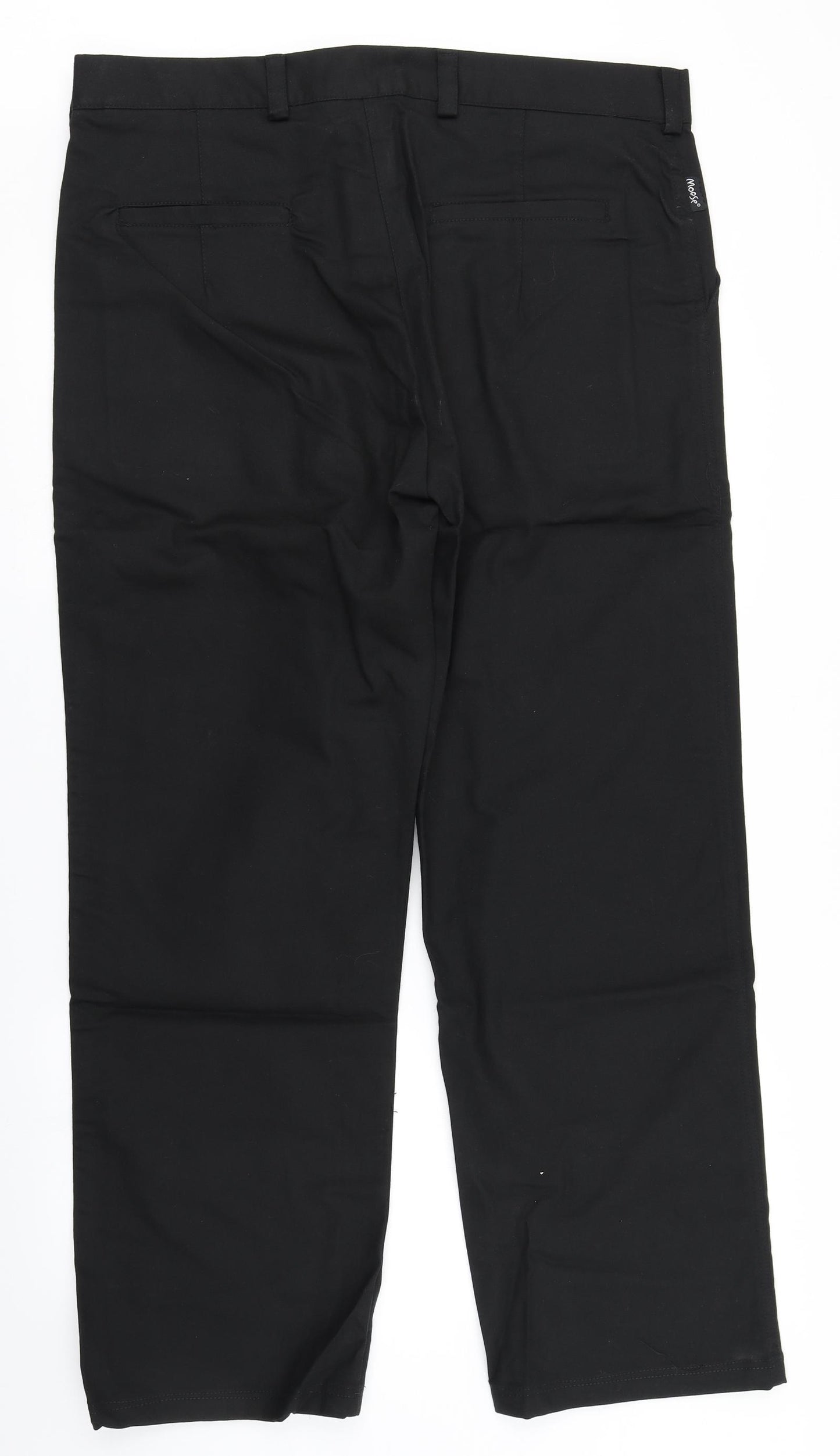 Moose Mens Black   Cargo Trousers Size 38 in L29 in