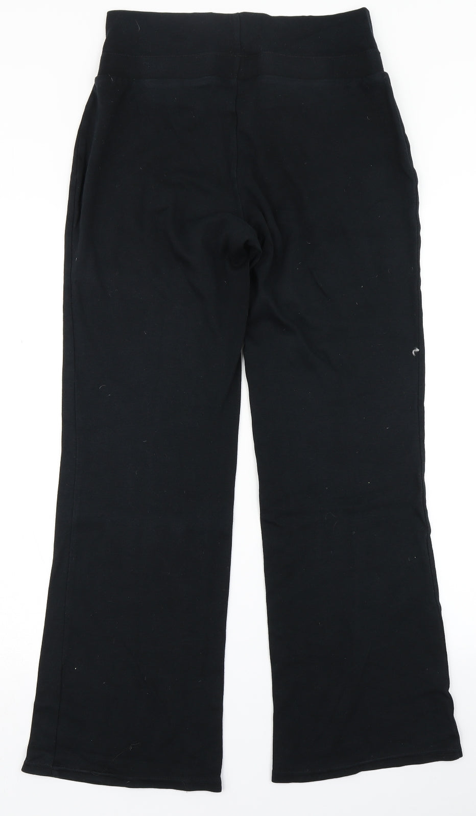 Marks & Spencer Womens Black   Jogger Trousers Size 10 L28 in