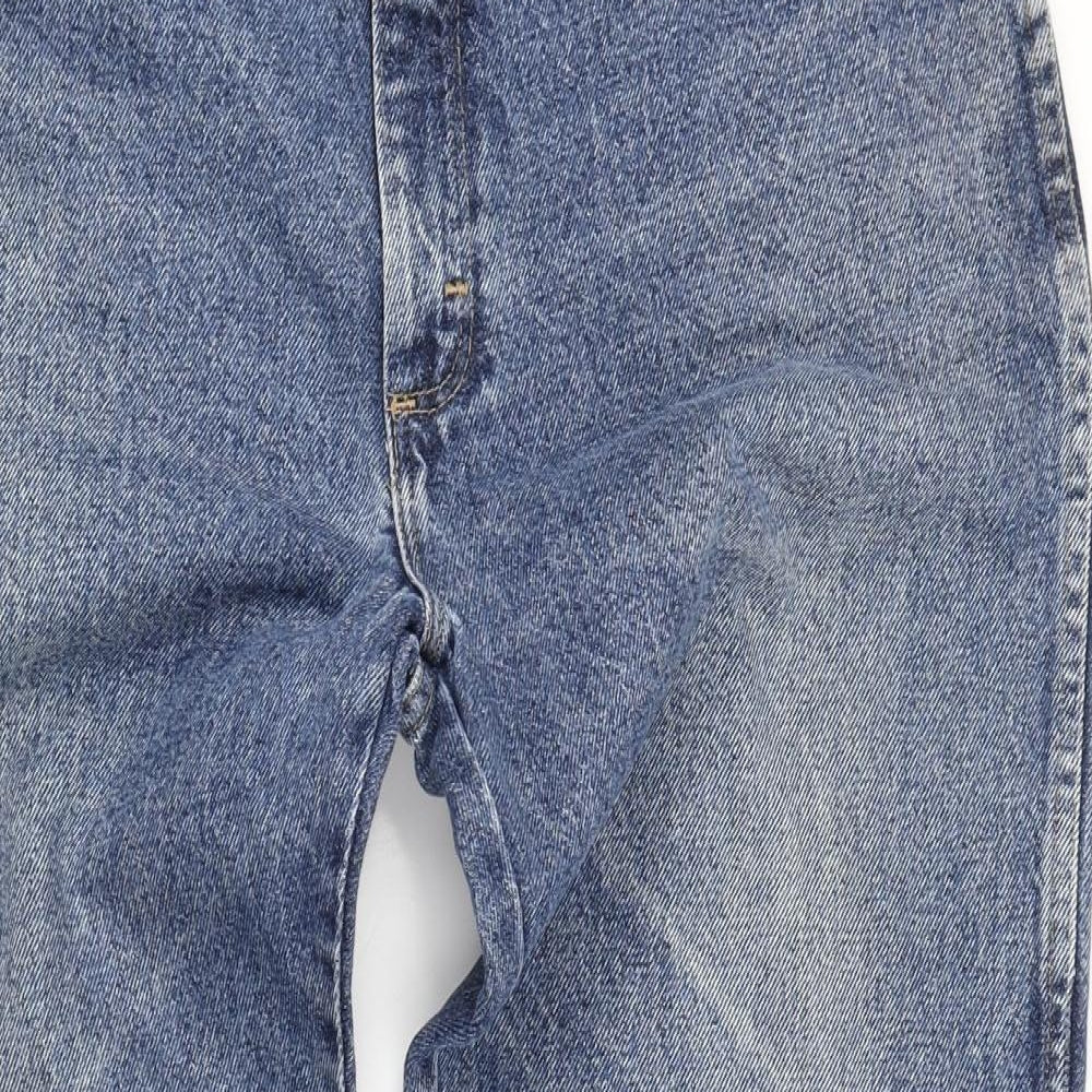 Wrangler Mens Blue  Denim Straight Jeans Size 38 in L32 in